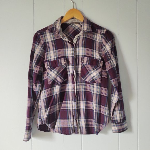 🌸 3 for $20 🌸 Smart Set Plaid Button Down - Picture 1 of 6